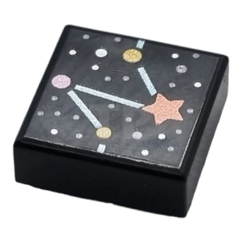 LEGO&reg;  - 3070pb283 - Fliese 1 x 1 mit Sternkonstellationsmuster