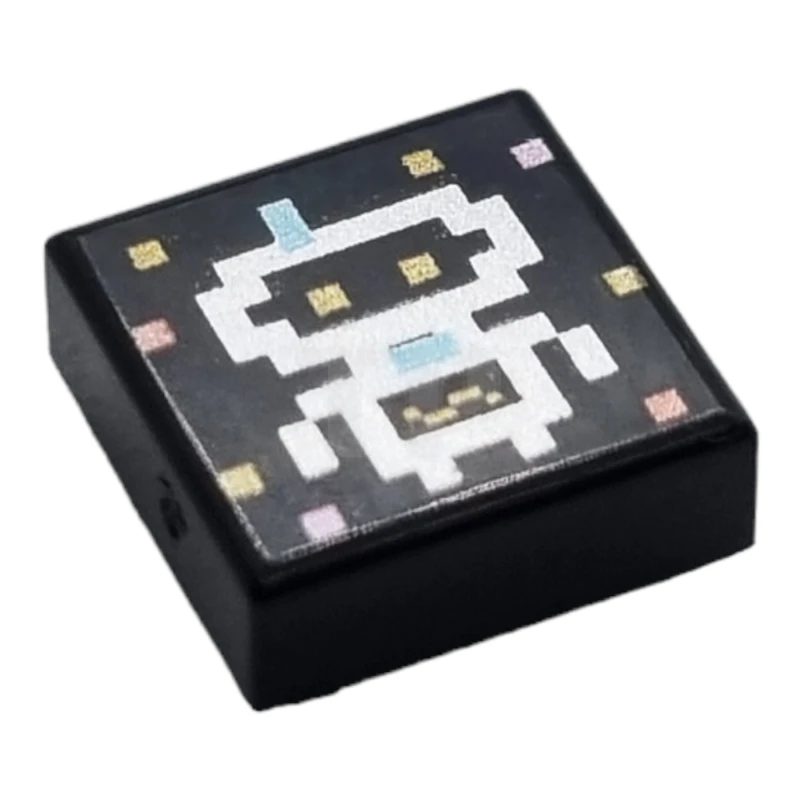 LEGO&reg;  - 3070pb286 - Fliese 1 x 1 mit verpixeltem Roboter-Muster