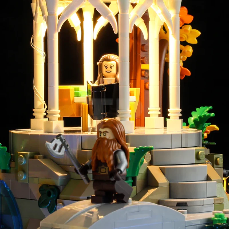Light kit for LEGO® 10316 THE LORD OF THE RINGS: RIVENDELL™
