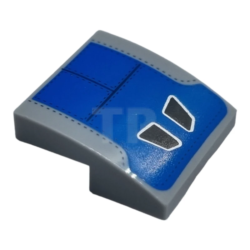 LEGO&reg; 15068pb464 - 6408454 - Slope 2 x 2 x 2/3 Curved with Seat Panels Pattern