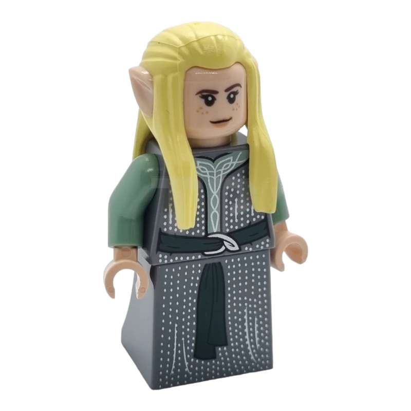 LEGO&reg; lor120 Rivendell Elf - Female, Dark Bluish Gray Robe