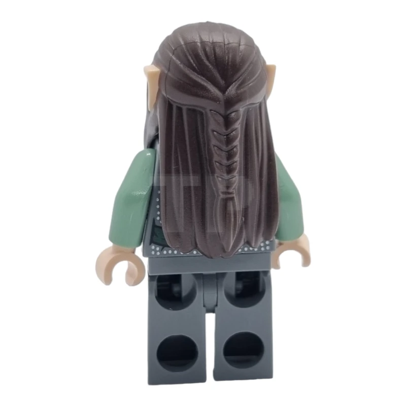 LEGO&reg; lor122 Rivendell Elf - Male, Dark Bluish Gray Shirt and Legs