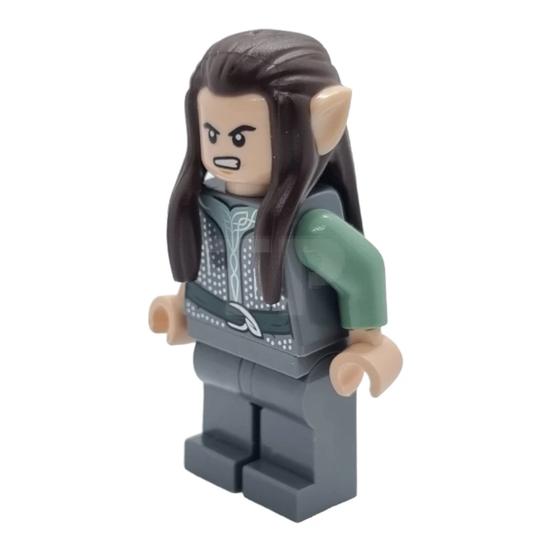 LEGO&reg; lor122 Rivendell Elf - Male, Dark Bluish Gray Shirt and Legs