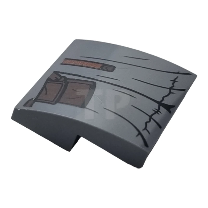 LEGO&reg; 15068pb470 - 6421845 - Slope 2 x 2 x 2/3 Curved with Robe Pattern (Gandalf)