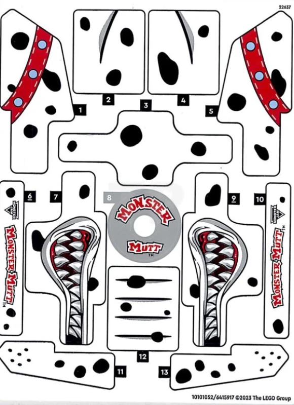 LEGO&reg; 6415917 - Sticker for Set 42150