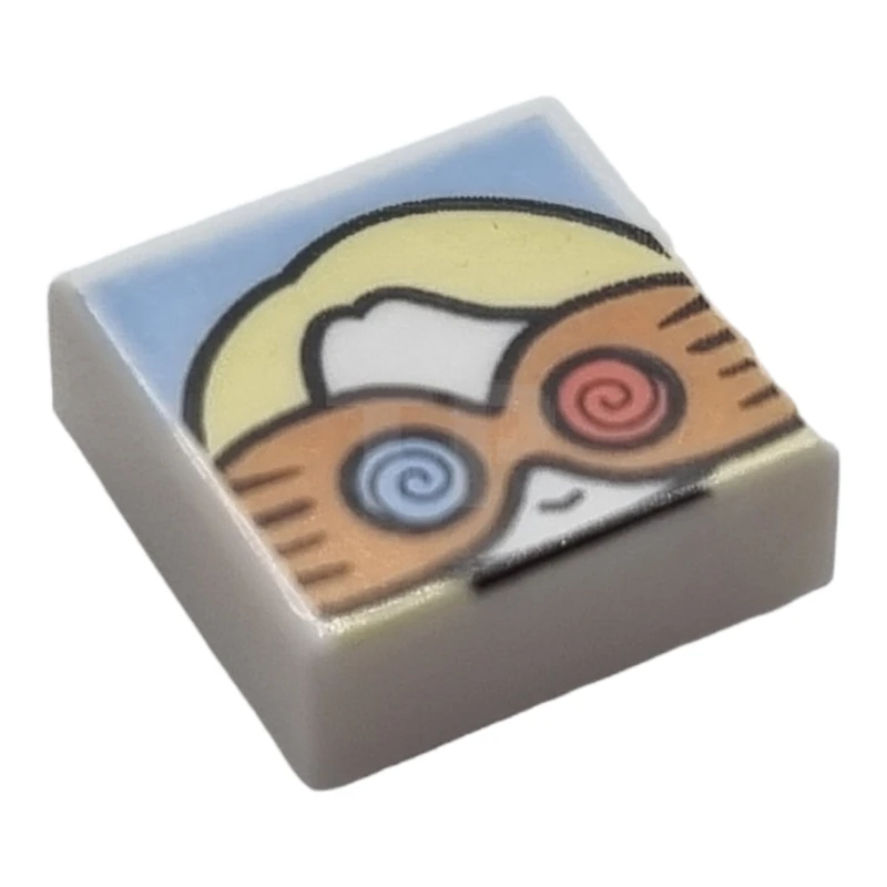LEGO&reg; 6434349 - 3070pb310 - Tile 1 x 1 with Female Head  Pattern (Luna Lovegood)