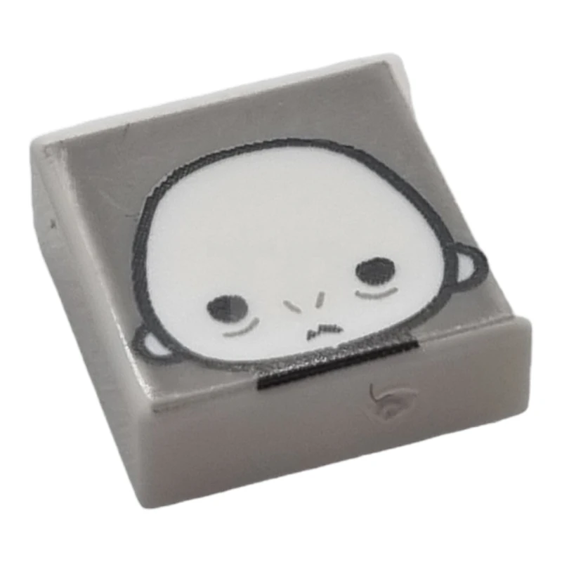 LEGO&reg; 6434349 - 3070pb313 - Tile 1 x 1 with Bald Male Head  Pattern (Voldemort)