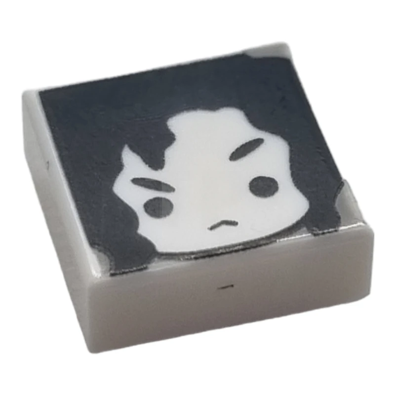 LEGO&reg; 6434349 - 3070pb312 - Fliese 1 x 1 mit weiblichem Kopfmuster (Bellatrix Lestrange)