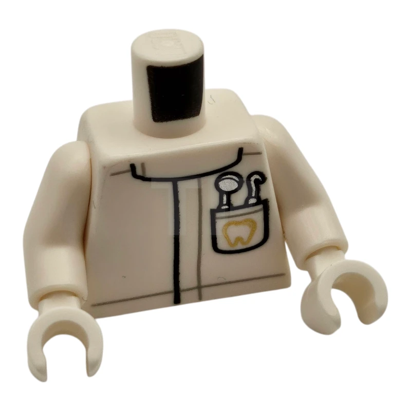 LEGO&reg; 6176783 - 973pb2583c01 - Torso (complete) with Dentist Coat Pattern