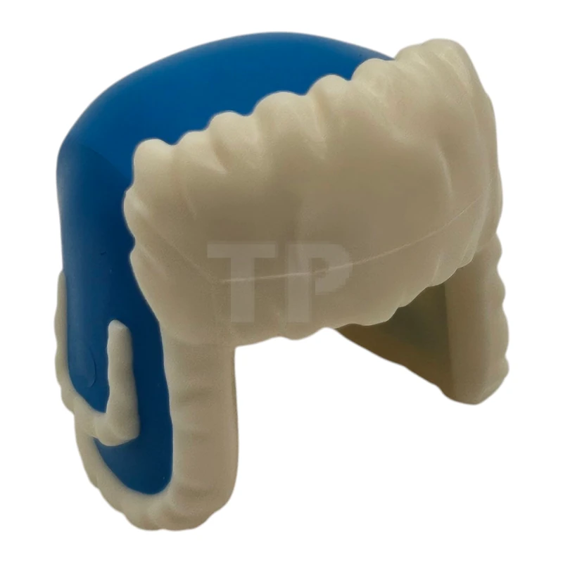 LEGO&reg; 6225188 - 36933pb02 - Minifigure, Headgear Ushanka Hat with White Fur Lining Pattern