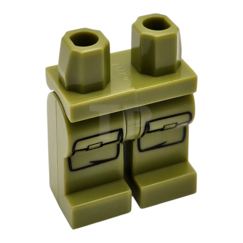 LEGO&reg; 6151934 - 970c00pb0566 - Beine Minifigur mit Ladetaschen Schnittmuster