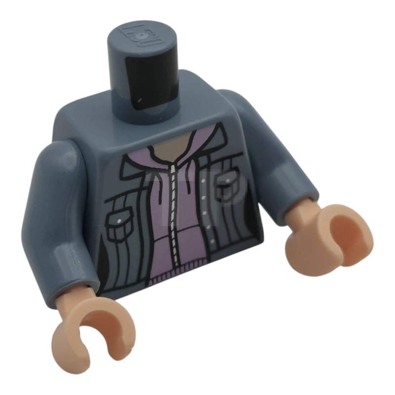 LEGO&reg; 6184873 - 973pb2725c01 - Torso (complete) with Jacket and Hoodie Pattern