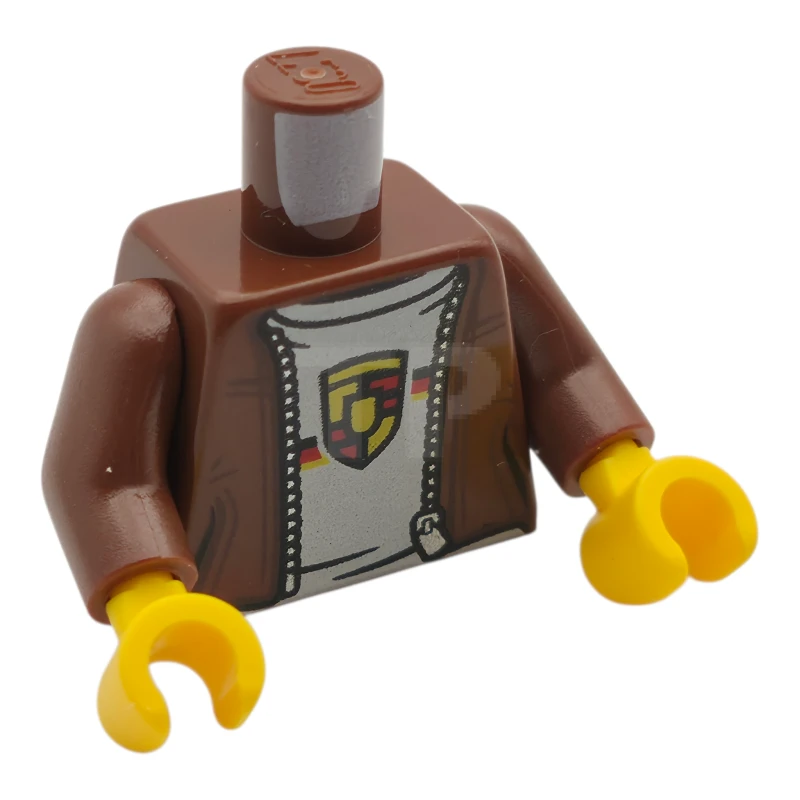 LEGO&reg; 6285553 - 973pb3707c01 - Torso (complete) with Race Jacket Pattern (Porsche Logo)