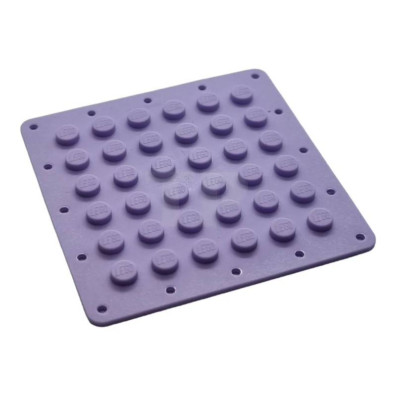 LEGO&reg; 6396453 - 79998 - Plate, Modified 6 x 6 Flexible Rubber with Stitching Holes