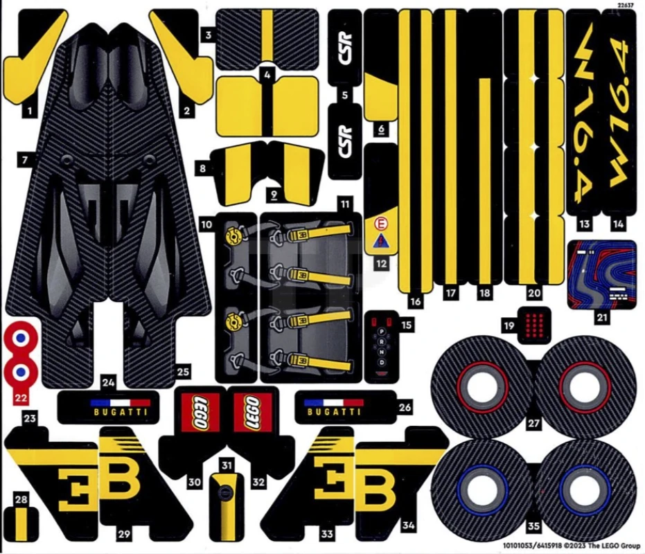 LEGO&reg; 6415918 - Sticker for Set 42151