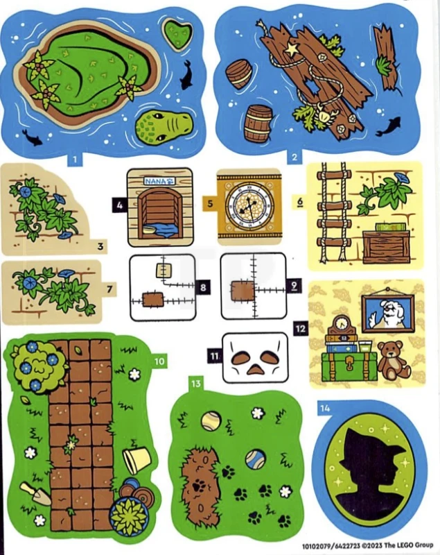 LEGO&reg; 6422723 - Autocollant pour l'ensemble 43220