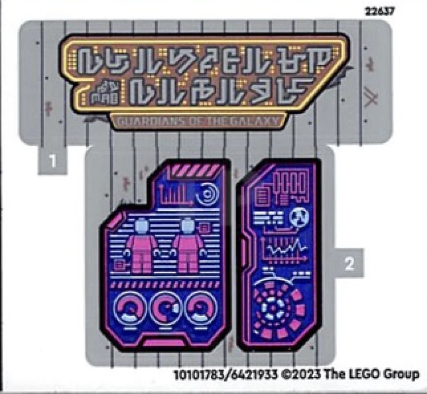 LEGO&reg; 6421933 - Sticker for Set 76253