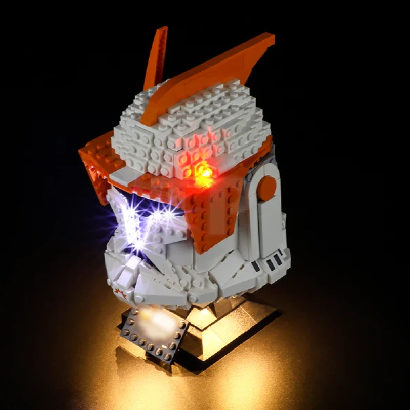 Kit de iluminación para Casco LEGO® 75350 Comandante Clon Cody™
