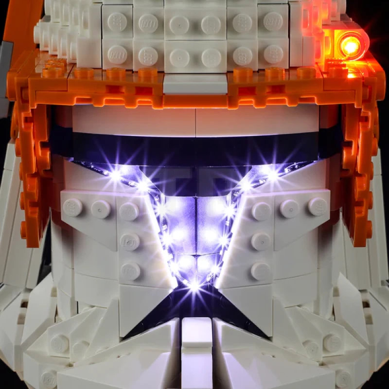 Kit de iluminación para Casco LEGO® 75350 Comandante Clon Cody™