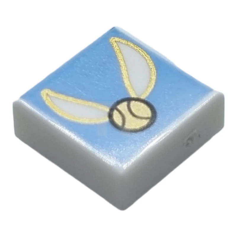 LEGO&reg; 3070pb298 - 6434352 - Tile 1 x 1 with Ball with Wings Pattern (Golden Snitch)