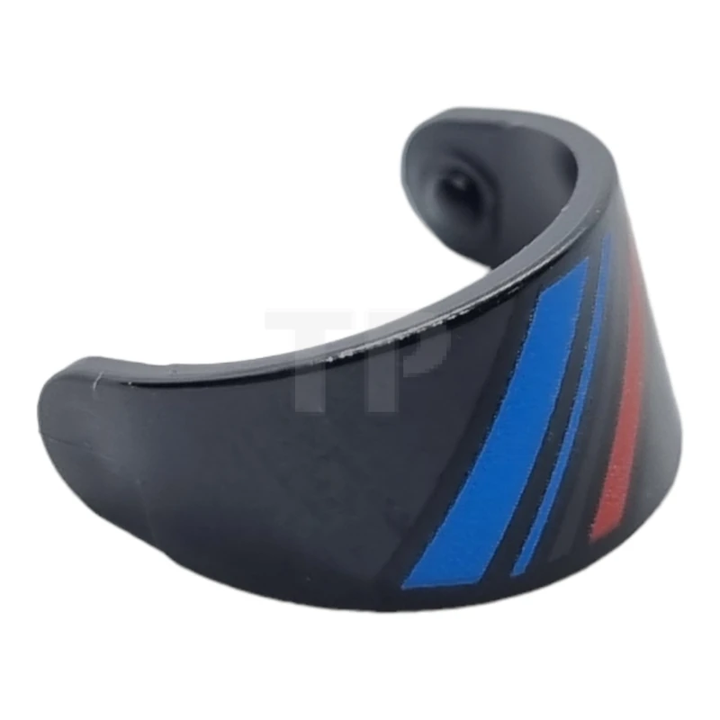 LEGO&reg; 6429580 - 2447pb08 - Minifiguur, Standaard vizier met blauw en rood diagonaal streeppatroon