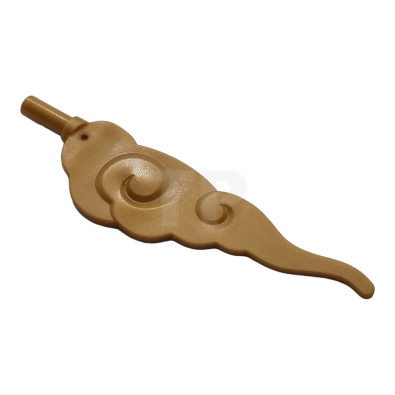 LEGO&reg; 6514391 - 68547 - Wave Rounded Swirls with Pin (Cloud / Wind Gusts)