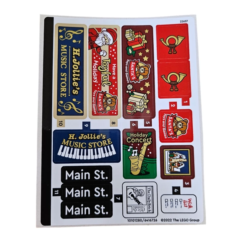 LEGO&reg; 6416726 - Autocollant pour l'ensemble 10308