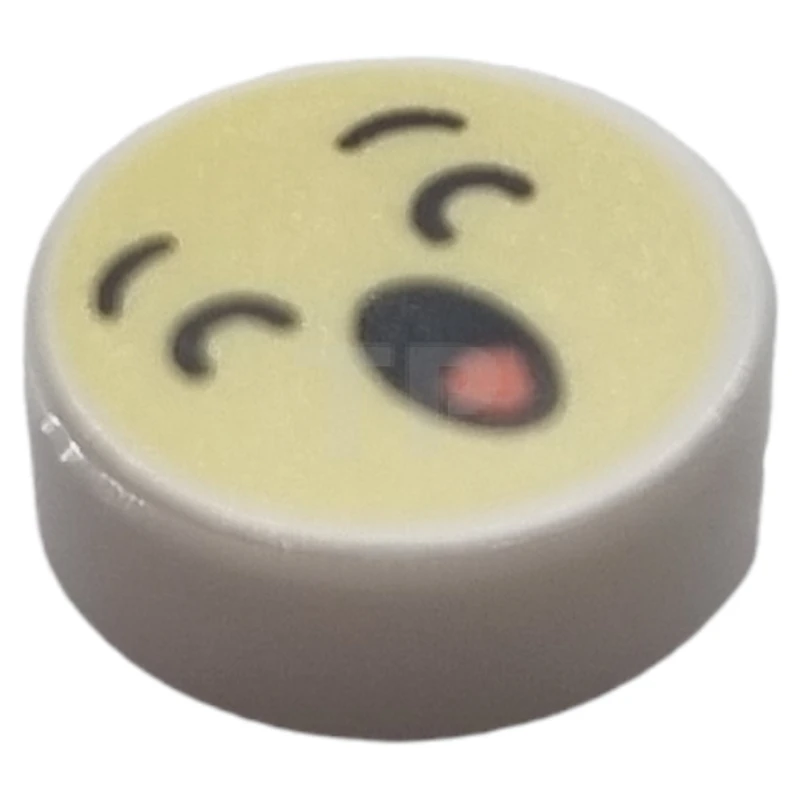 LEGO&reg; 6302707 - 98138pb349 - Fliese 1 x 1 Rund mit Emoji-Muster