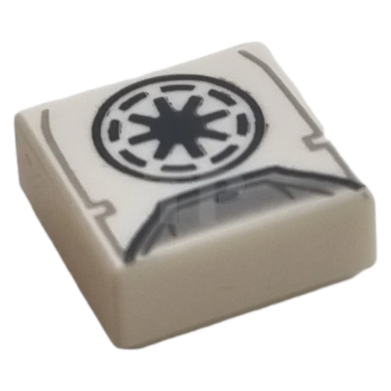 LEGO&reg; 6405190 - 3070pb268 - Carreau 1 x 1 avec motif de sac à dos SW Galactic Republic Symbol