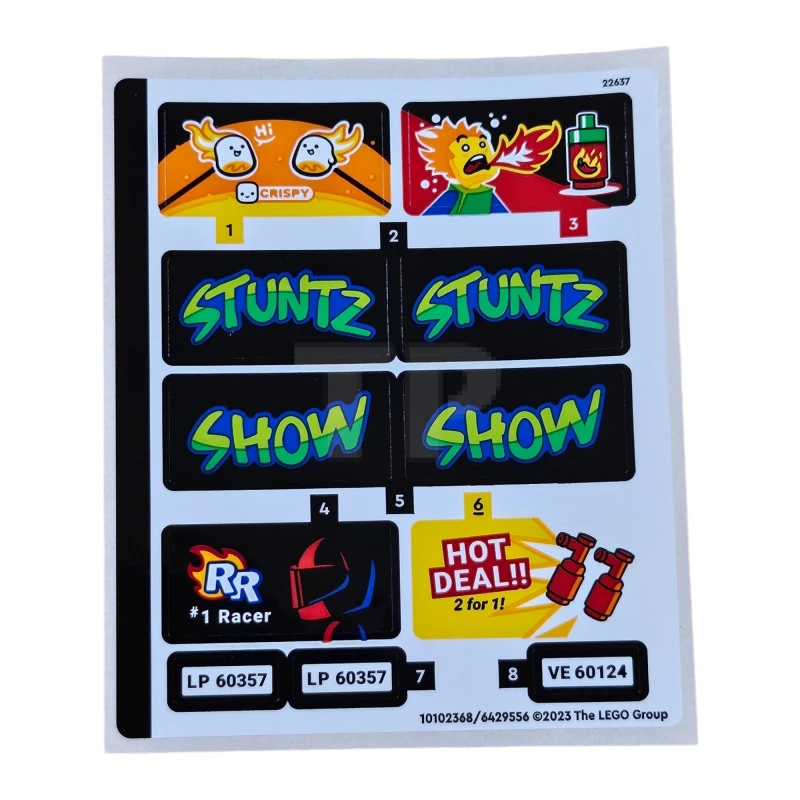 LEGO&reg; 6429556 - Autocollant pour l'ensemble 60357