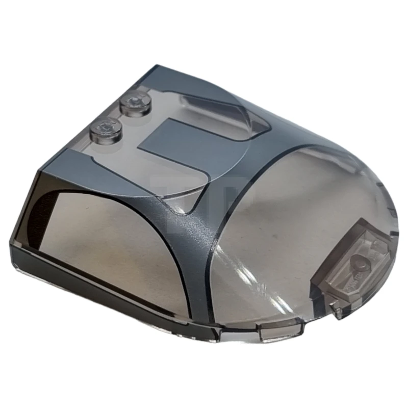 LEGO&reg; 6508212 - 3383pb01 - Windscreen 6 x 6 x 1 1/3 Curved with Dark Bluish Gray Pagani Utopia Roof and Window Frame Outline Pattern