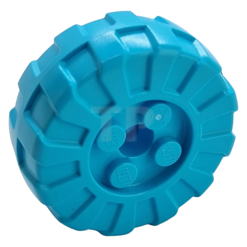 LEGO&reg; 6430993 - 3486 - Wheel Hard Plastic, Treaded 36mm D. with 4 Studs