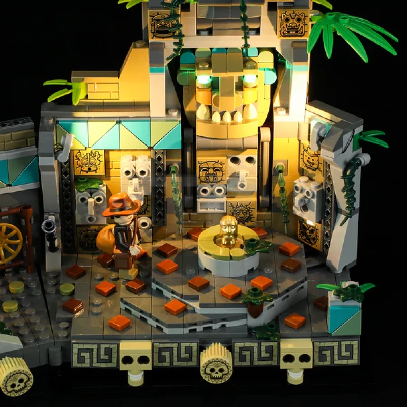 Kit d'éclairage pour LEGO® 77015 Temple de l'idole d'or.