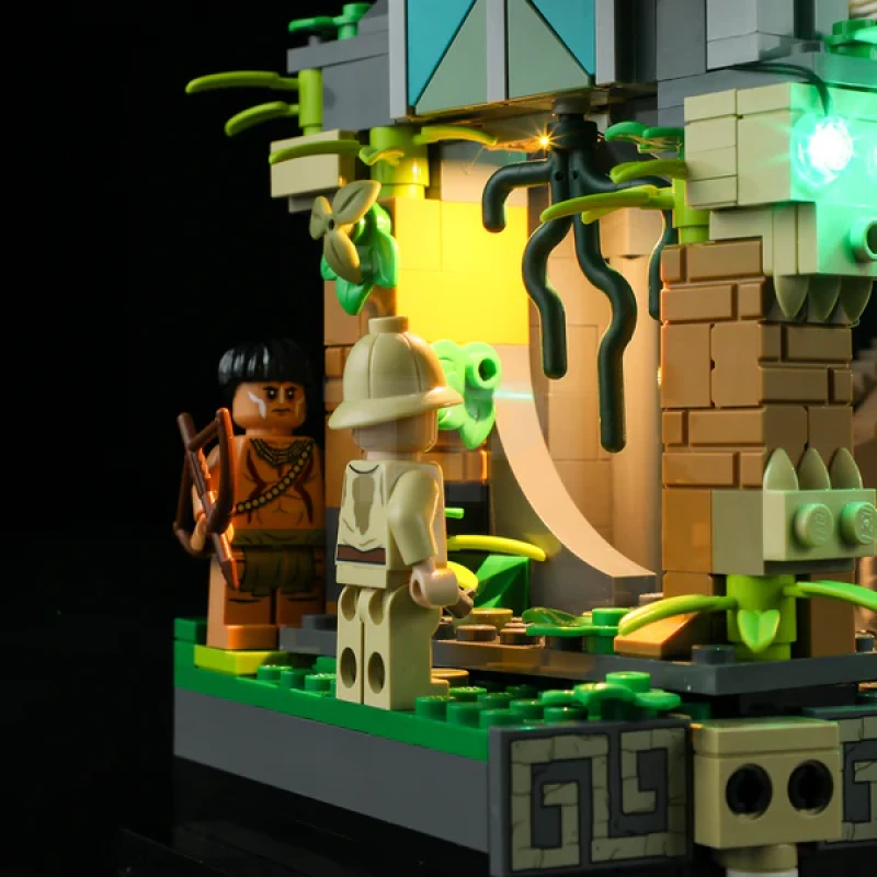 Kit d'éclairage pour LEGO® 77015 Temple de l'idole d'or.