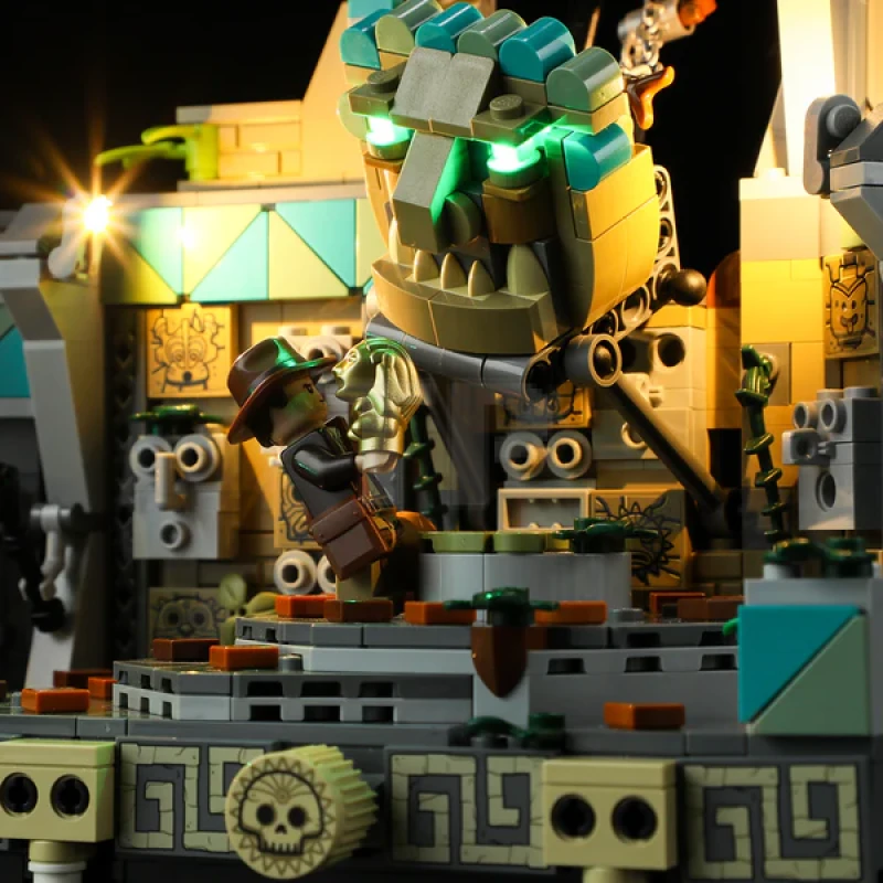 Kit d'éclairage pour LEGO® 77015 Temple de l'idole d'or.