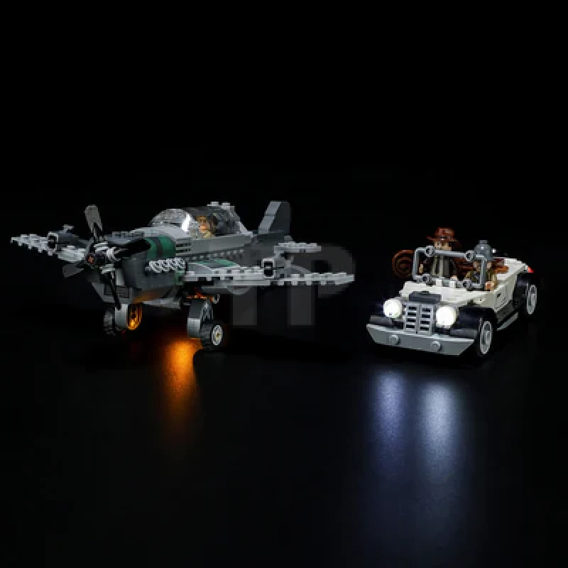 Light kit for LEGO® 77012 LEGO Fighter Plane Chase