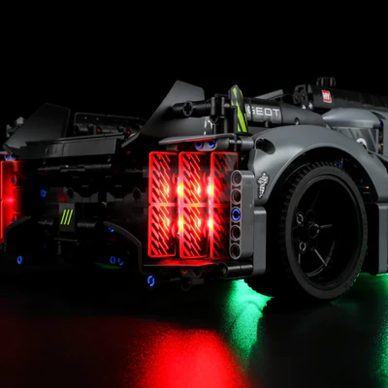 Kit de iluminación para LEGO® 42156 PEUGEOT 9X8 24H Le Mans Hybrid Hypercar