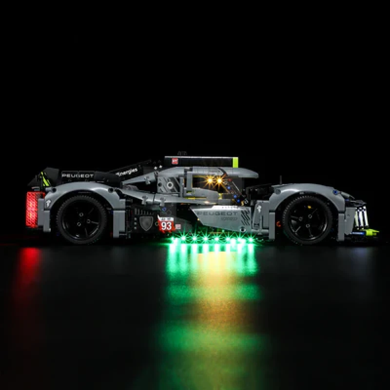 Kit de iluminación para LEGO® 42156 PEUGEOT 9X8 24H Le Mans Hybrid Hypercar