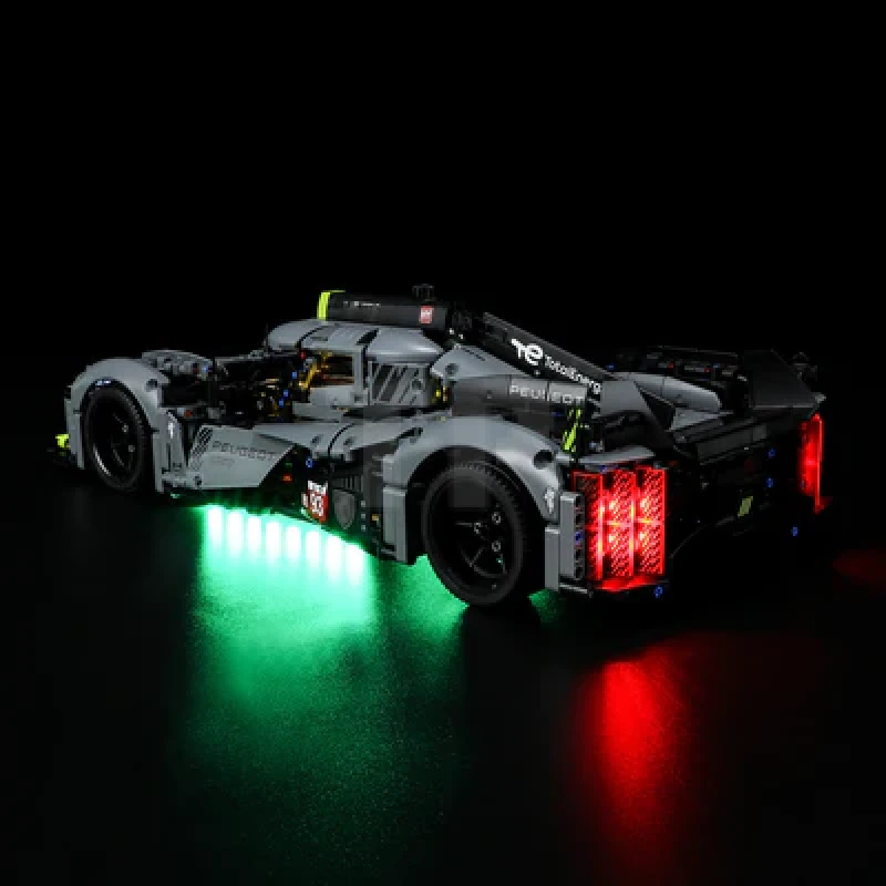 Kit de iluminación para LEGO® 42156 PEUGEOT 9X8 24H Le Mans Hybrid Hypercar