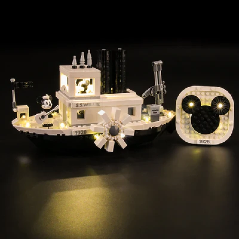 Kit d'éclairage pour LEGO® 21317 Steamboat Willie