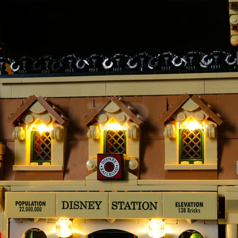 Kit d'éclairage pour LEGO® 71044 Train et gare Disney