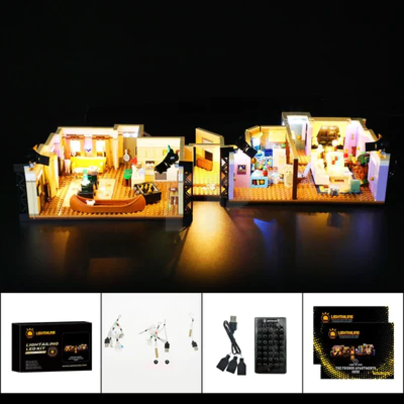Light kit for LEGO® 10292 The Friends Apartments