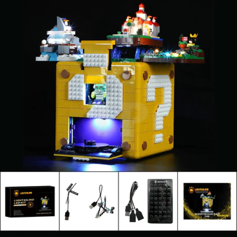 Light kit for LEGO® 71395 Super Mario 64™ Question Mark Block