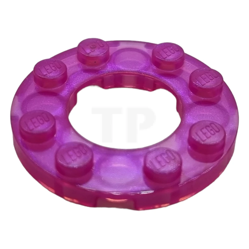 LEGO&reg; 6507892 - 11833 - Plate 4 x 4 Round with Hole