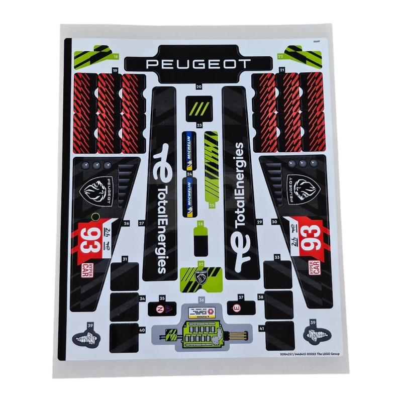 LEGO&reg; 6443413 - Sticker for Set 42156 - Sheet 1