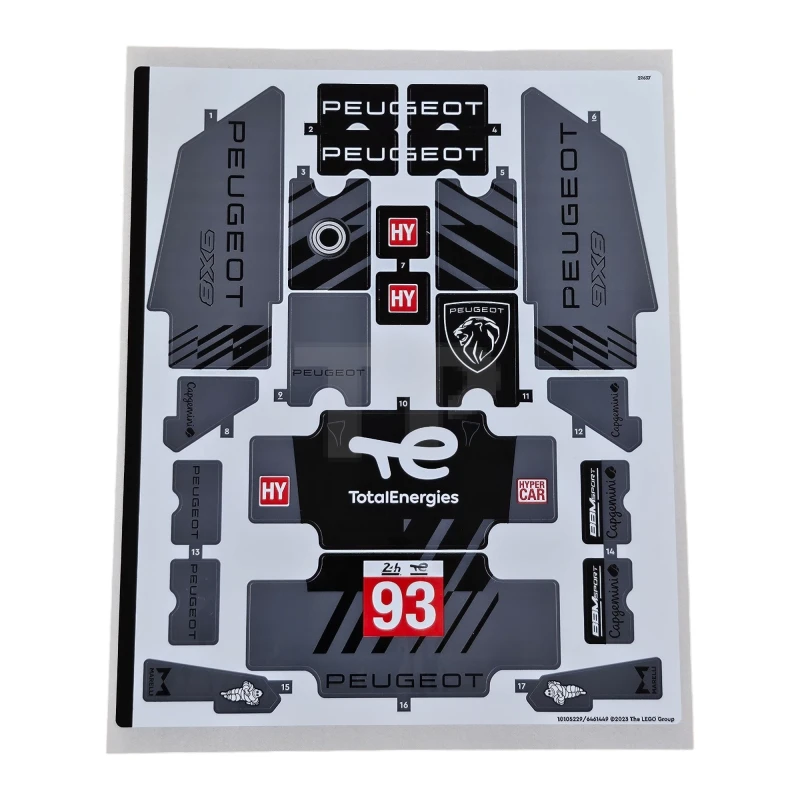 LEGO&reg; 6461449 - Sticker for Set 42156 - Sheet 2