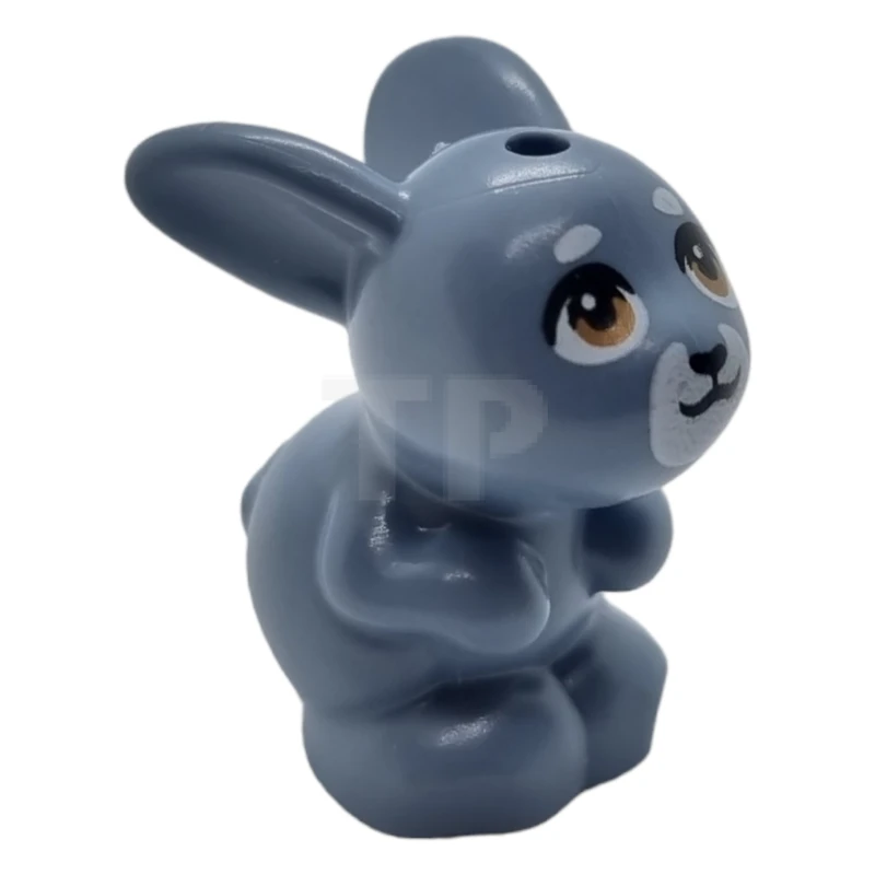 LEGO&reg; 6416680 - 34050pb04 - Bunny / Rabbit, Friends, Sitting with Medium Nougat Eyes, Black Nose and Mouth, and White Muzzle Pattern