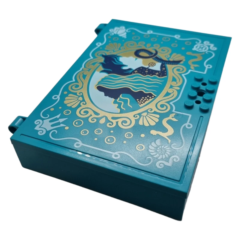 LEGO&reg; 6422781 - 80909pb07 - Container - Book Cover 16 x 12 x 2 2/3 Half with Lock and Ariel Pattern (Storybook)