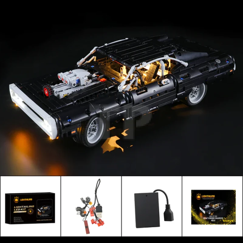 Light kit for LEGO® 42111 Dom's Dodge Charger