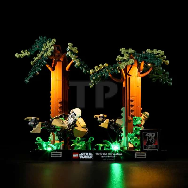 Beleuchtungsset für LEGO® 75353 Endor Speeder Chase Diorama